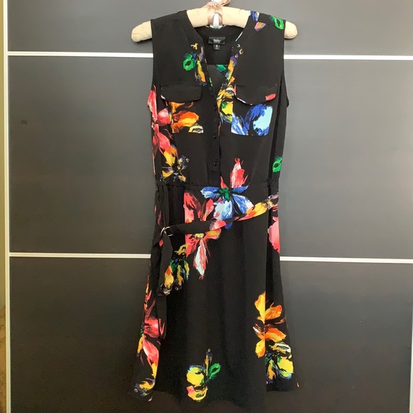 Mossimo Black Floral Sleeveless Dress - Picture 2 of 12